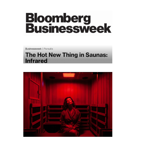 Bloomberg Businessweek report: “The Hot New Thing in Saunas: Infrared”