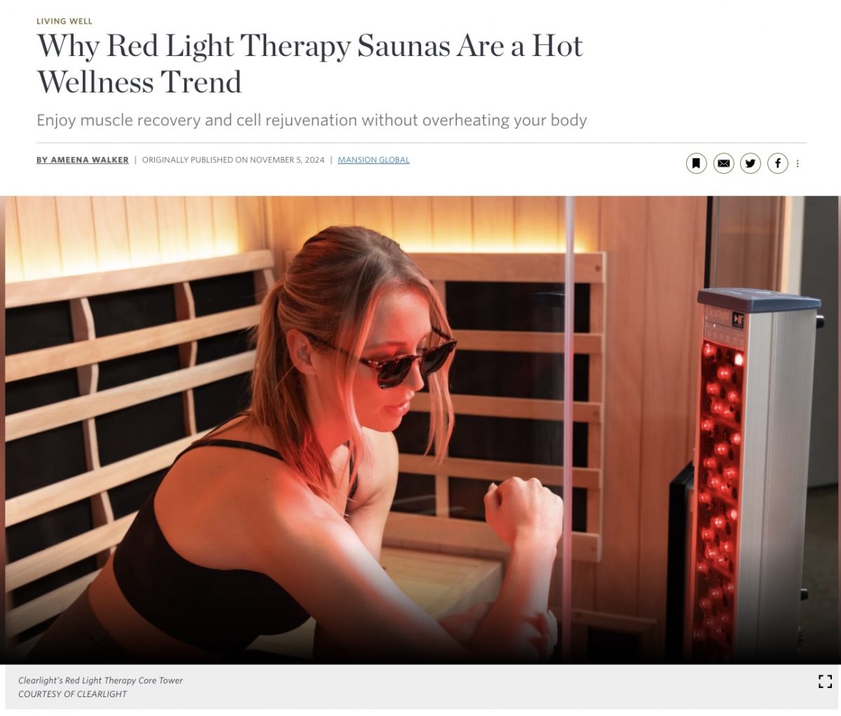 Why Red Light Therapy Saunas Are a Hot Wellness Trend