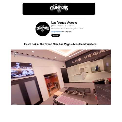 First Look at the Las Vegas ACES Brand New HQ, including the Clearlight Sanctuary Retreat